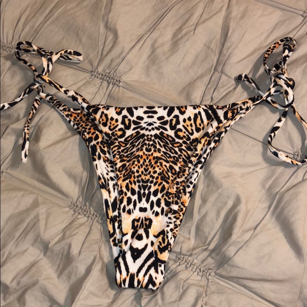 Animal Print Bikini Bottoms